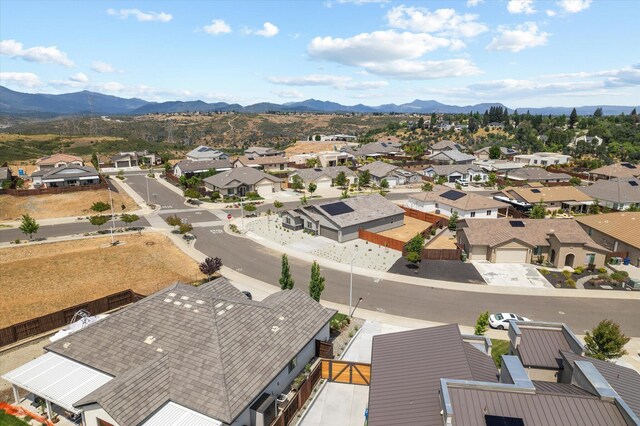 903 Katmai Pl, Redding, CA 96001 - aerial view of residential area featuring a mountain backdrop