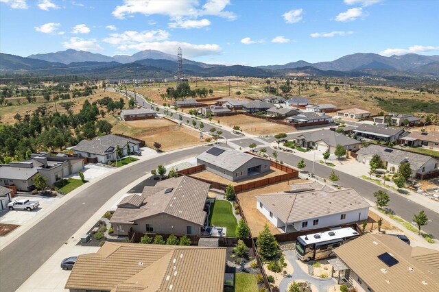 903 Katmai Pl, Redding, CA 96001 - aerial perspective of suburban area featuring a mountain backdrop