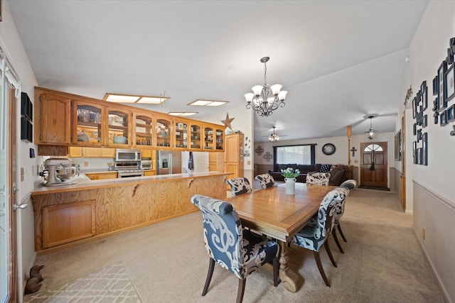 37189 Galena Cir, Burney, CA 96013 - dining room with light colored carpet and a chandelier