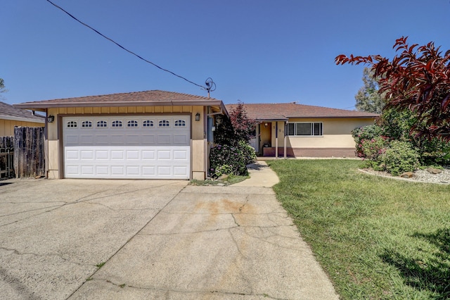 5801 Mountain View Dr, Redding, CA 96003 - ranch-style home with driveway and stucco siding