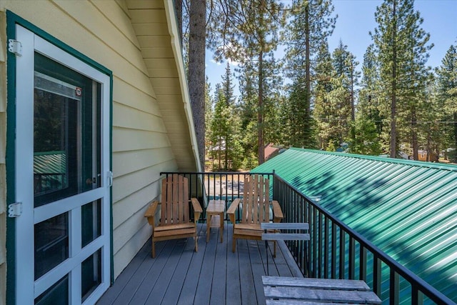 38290 Battle Creek Ave, Mineral, CA 96063 - view of wooden deck