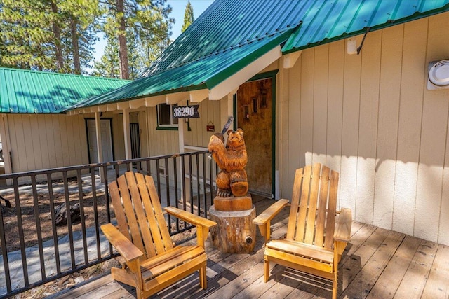 38290 Battle Creek Ave, Mineral, CA 96063 - view of wooden deck