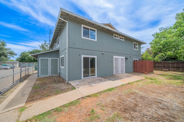 628 Hartnell Ave, Redding, CA 96002 - rear view of property with a fenced backyard