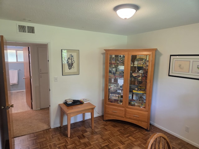 8198 Green Acres Ln, Redding, CA 96002 - dining area with baseboards and a textured ceiling