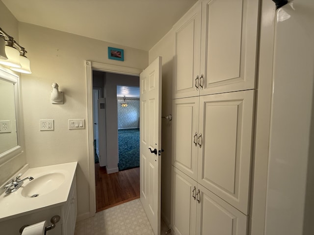 1434 Jeffries Ave, Anderson, CA 96007 - bathroom featuring tile patterned floors, vanity, and baseboards