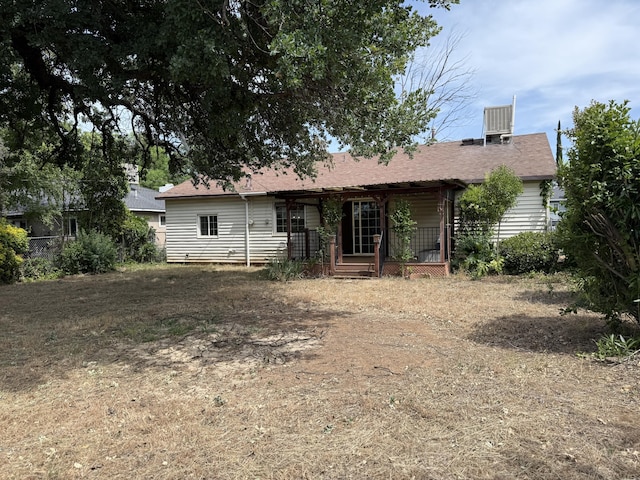 1434 Jeffries Ave, Anderson, CA 96007 - back of house featuring covered porch