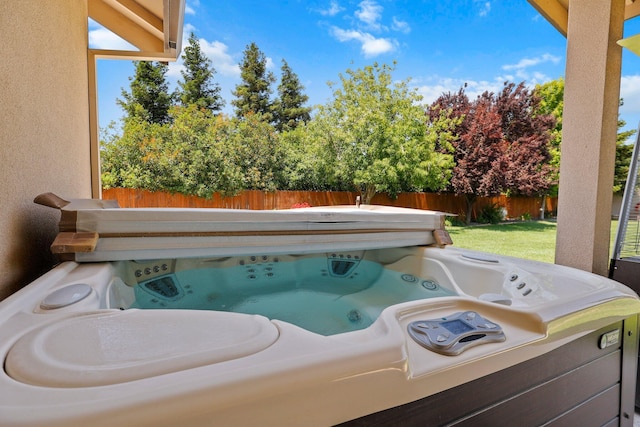 22540 Brady Ct, Red Bluff, CA 96080 - view of swimming pool featuring a hot tub