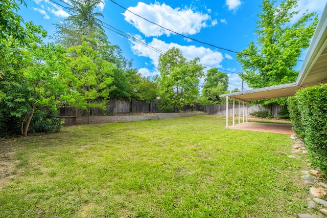 1640 Wisconsin Ave, Redding, CA 96001 - view of yard featuring a patio