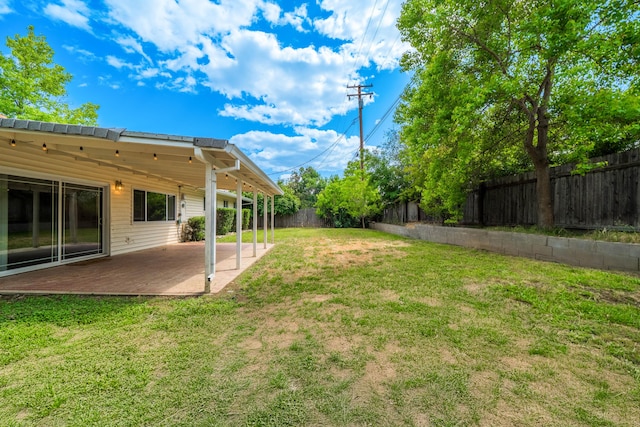 1640 Wisconsin Ave, Redding, CA 96001 - view of yard featuring a patio area