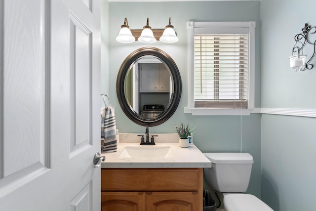6766 Drake Dr, Anderson, CA 96007 - bathroom with vanity and toilet