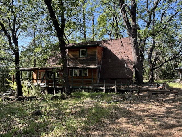 10473 Blue Mountain Ranch Rd, Whitmore, CA 96096 - view of side of home featuring a deck