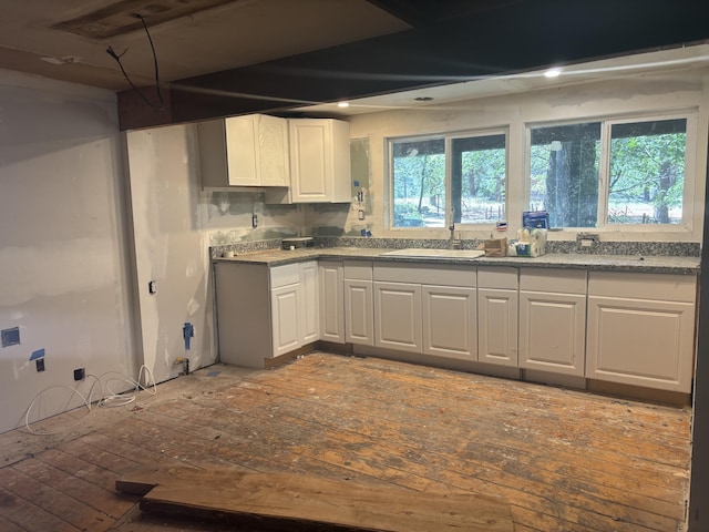 10473 Blue Mountain Ranch Rd, Whitmore, CA 96096 - kitchen with a sink and white cabinets