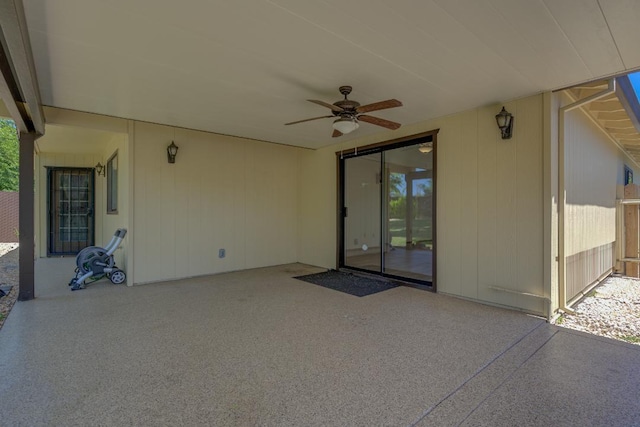 1922 Paris Ave, Redding, CA 96001 - view of patio with a ceiling fan