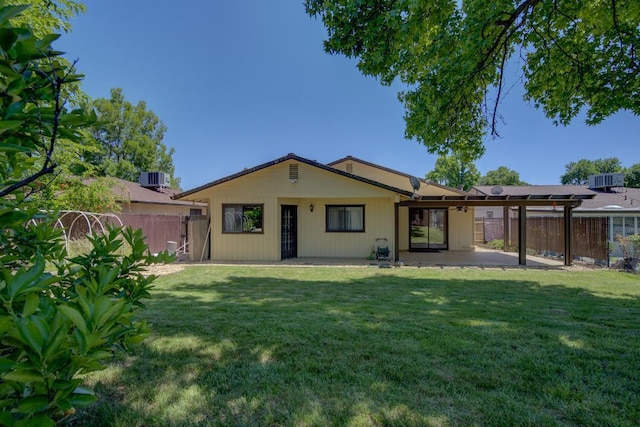 1922 Paris Ave, Redding, CA 96001 - back of house with a patio area and cooling unit