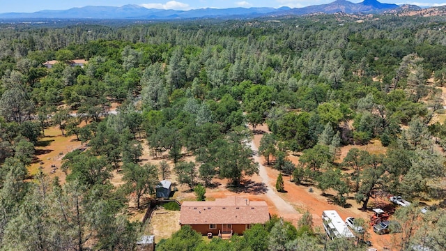 13955 Dusty Oaks Trl, Bella Vista, CA 96008 - aerial view of a heavily wooded area and mountains