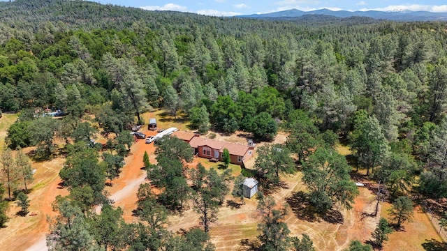 13955 Dusty Oaks Trl, Bella Vista, CA 96008 - aerial view of property's location with a forest and a mountainous background