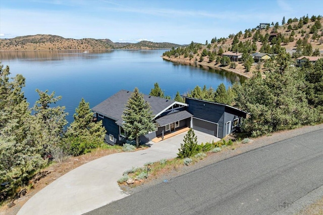4740 Rainbow, Weed, CA 96094 - view from above of property with a water and mountain view
