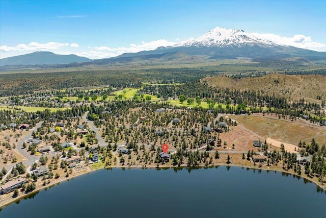 4740 Rainbow, Weed, CA 96094 - drone / aerial view of a water and mountain view