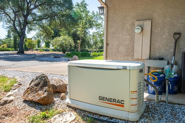 19991 Paso Robles Ave, Redding, CA 96003 - exterior view of a power unit and stucco siding