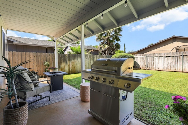 3608 Capricorn Way, Redding, CA 96002 - view of patio / terrace with area for grilling