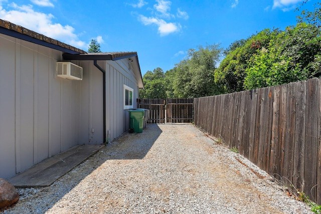 4223 Alta Mesa Dr, Redding, CA 96002 - view of yard with an AC wall unit