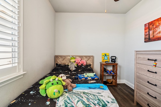 3126 Chaucer Way, Shasta Lake, CA 96019 - bedroom featuring dark wood-type flooring and baseboards