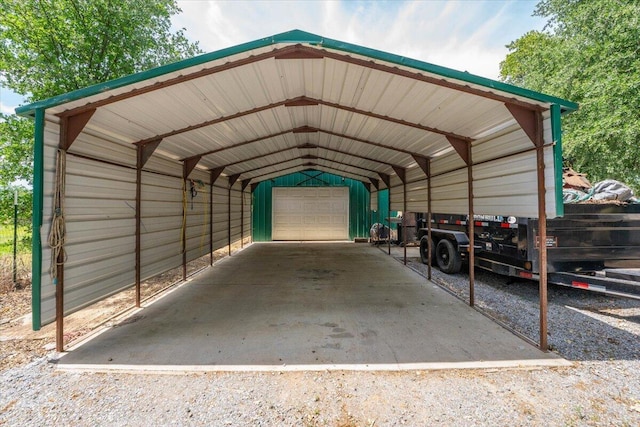 5890 Missouri Ln, Anderson, CA 96007 - view of vehicle parking featuring a detached garage