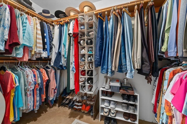 21350 Wilcox Rd, Red Bluff, CA 96080 - spacious closet with carpet floors