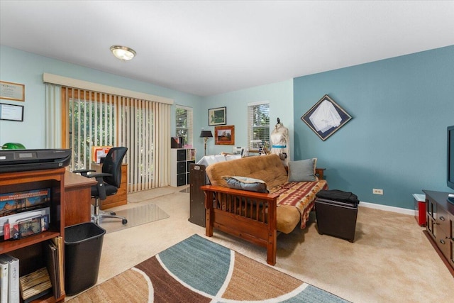 21350 Wilcox Rd, Red Bluff, CA 96080 - view of carpeted home office