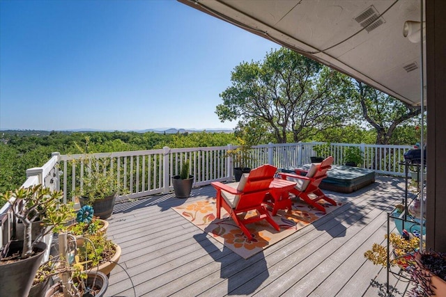 21350 Wilcox Rd, Red Bluff, CA 96080 - view of wooden terrace