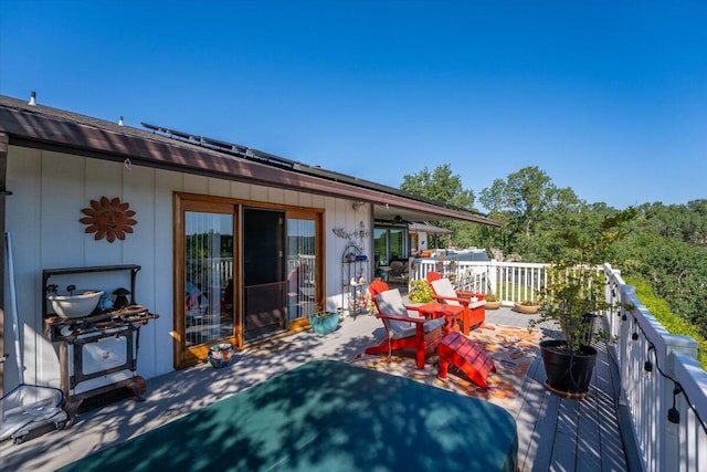 21350 Wilcox Rd, Red Bluff, CA 96080 - view of wooden deck