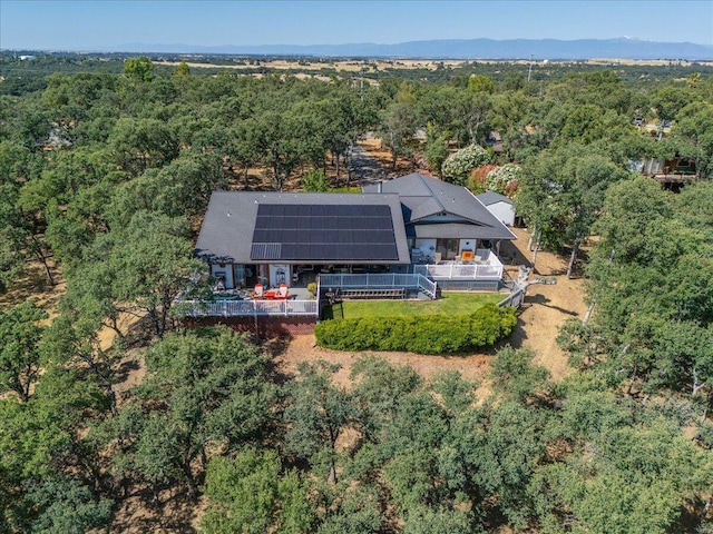 21350 Wilcox Rd, Red Bluff, CA 96080 - view from above of property with a heavily wooded area