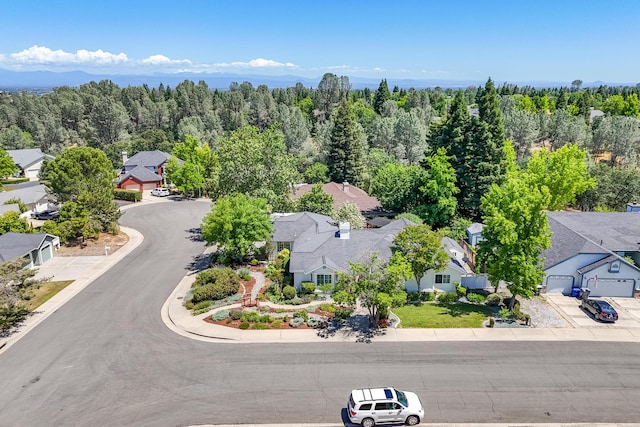 3811 Andes Dr, Redding, CA 96001 - aerial view of residential area with a forest
