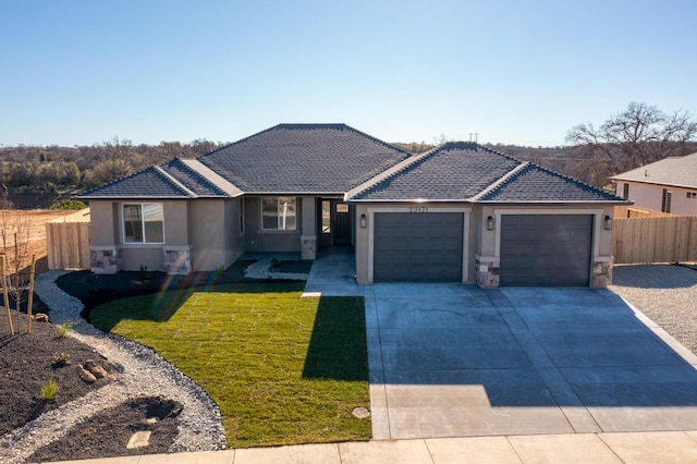 20171 Solomon Peak Dr Lot 20, Anderson, CA 96007 - ranch-style home with an attached garage, stucco siding, and concrete driveway