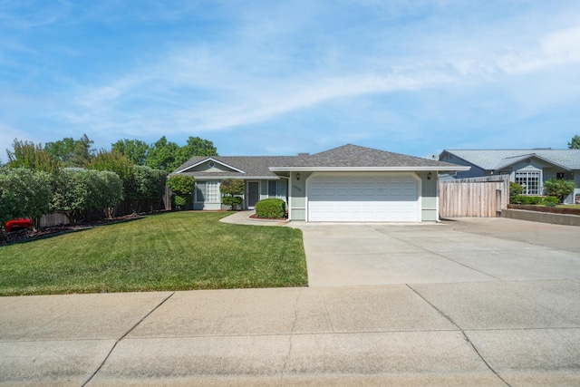 1626 French Lace Ln, Redding, CA 96003 - ranch-style house with a garage and driveway