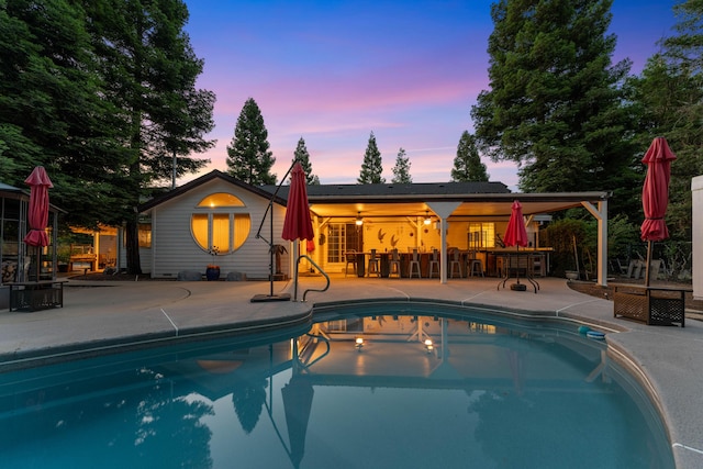 15947 Butterfield Ln, Anderson, CA 96007 - outdoor pool with a patio area
