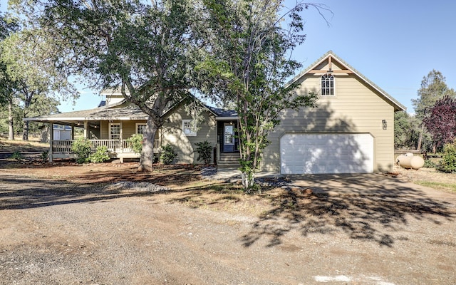 13360 Oak Run Rd, Oak Run, CA 96069 - view of front of home featuring asphalt driveway and an attached garage