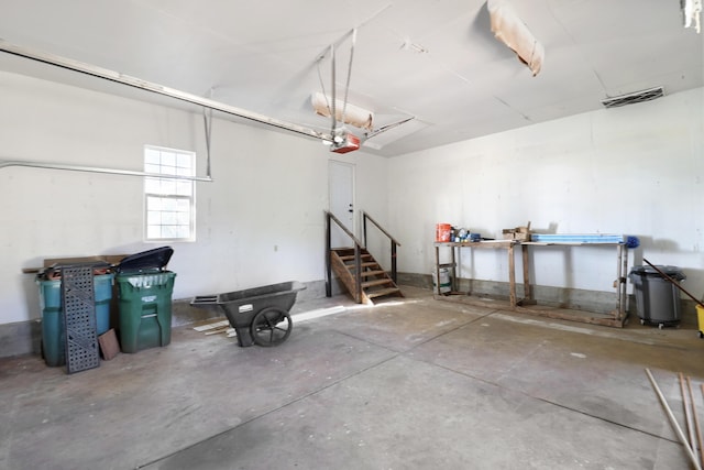 13360 Oak Run Rd, Oak Run, CA 96069 - garage featuring a garage door opener