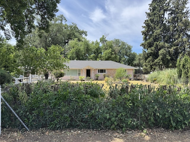 2392 Balls Ferry Rd, Anderson, CA 96007 - view of front of home featuring stucco siding and view of wooded area