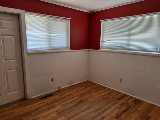 2392 Balls Ferry Rd, Anderson, CA 96007 - empty room featuring wood finished floors and crown molding