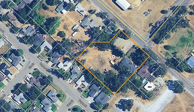 2392 Balls Ferry Rd, Anderson, CA 96007 - aerial overview of property's location with property boundaries highlighted