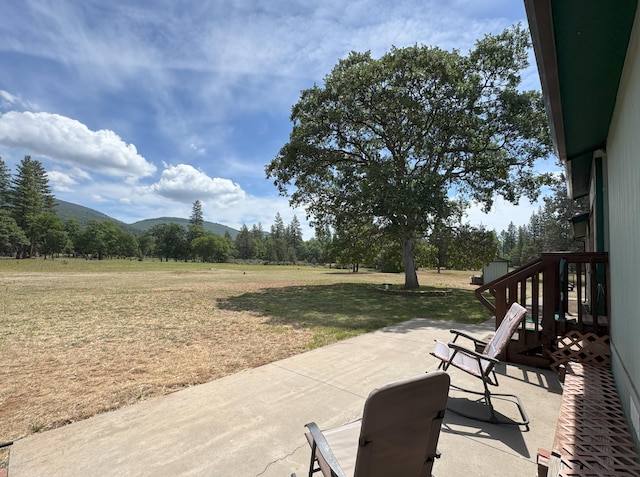29093 Day Rd, Mcarthur, CA 96056 - view of patio / terrace with a mountain view