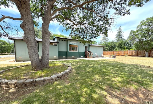 29093 Day Rd, Mcarthur, CA 96056 - rear view of house featuring crawl space, entry steps, and a patio