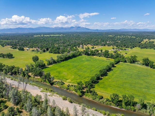 3141 Meadow Oak Dr, Cottonwood, CA 96022 - bird's eye view of a mountain backdrop