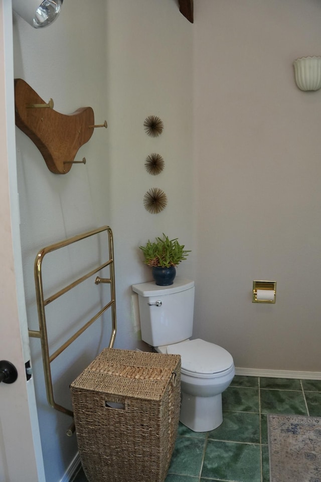 261 Salt Flat Rd, Lewiston, CA 96052 - bathroom featuring toilet and tile patterned flooring