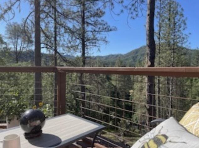 261 Salt Flat Rd, Lewiston, CA 96052 - balcony with a mountain view