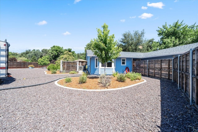 466 Tourmaline Way, Redding, CA 96003 - view of front of house with a fenced backyard