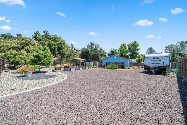 466 Tourmaline Way, Redding, CA 96003 - view of yard with a gazebo