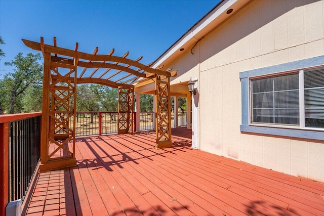 22400 E Elk Trl, Redding, CA 96003 - view of wooden terrace