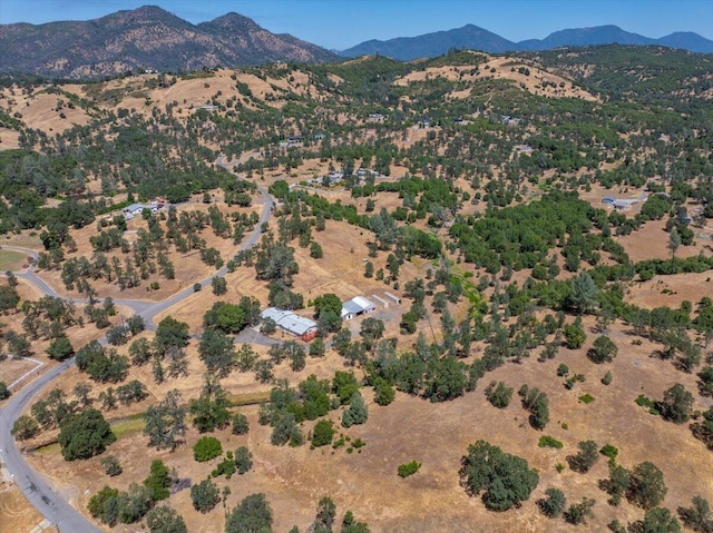 22400 E Elk Trl, Redding, CA 96003 - aerial overview of property's location with mountains